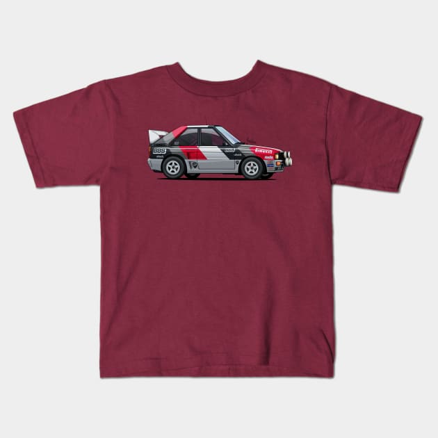 Sport A1 A2 Rally Group B Cartoon Kids T-Shirt by Mario Ramos Rally Art